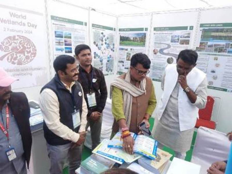 World Wetland Day-2024 Sirpur Lake, Indore Exhibition